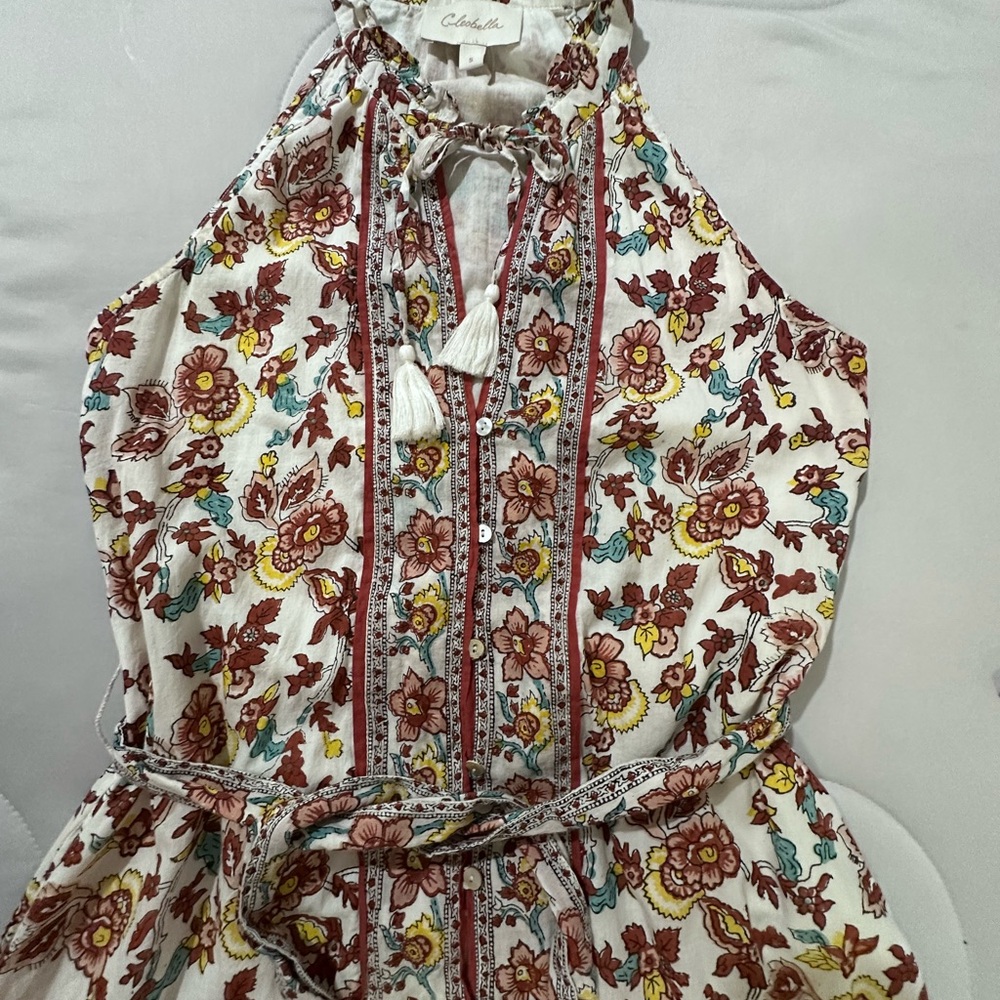 Anthropologie Cleobella Evangeline 100% Organic Cotton Ankle Dress in Enya Small - Picture 10 of 16